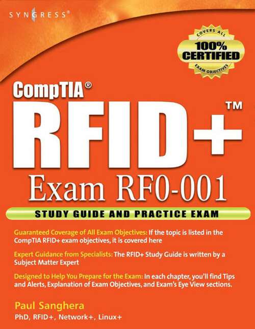 Book cover of RFID+ Study Guide and Practice Exams: Study Guide and Practice Exams