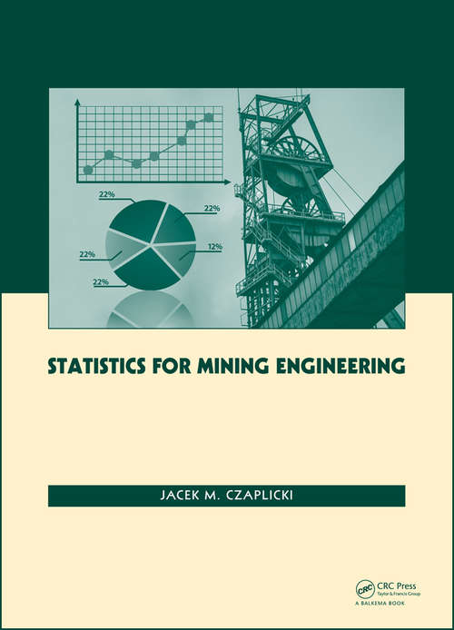 Book cover of Statistics for Mining Engineering