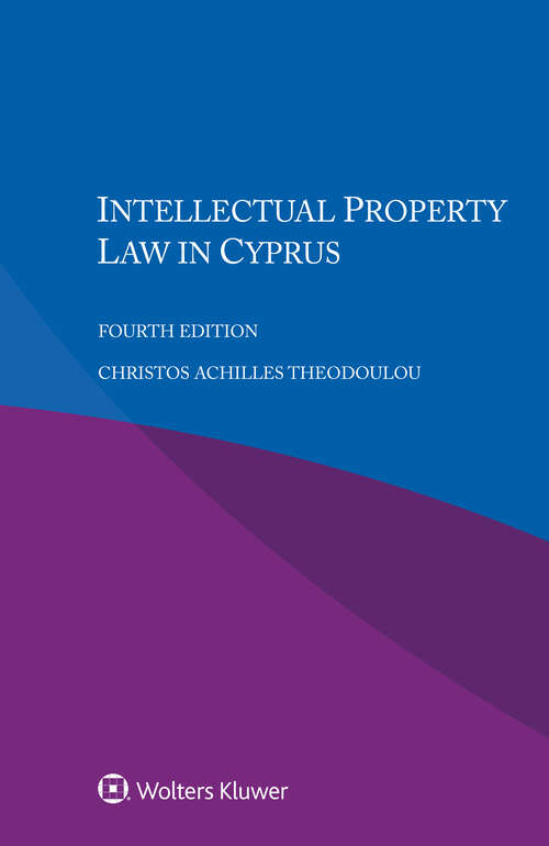 Book cover of Intellectual Property Law in Cyprus