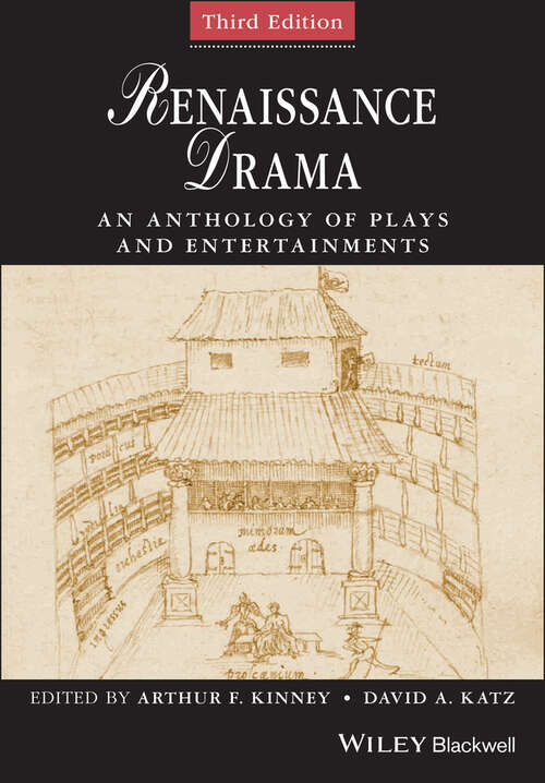 Book cover of Renaissance Drama: An Anthology of Plays and Entertainments (3) (Blackwell Anthologies)
