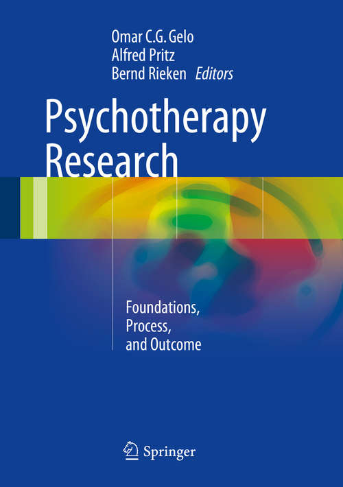 Book cover of Psychotherapy Research: Foundations, Process, and Outcome (2015)