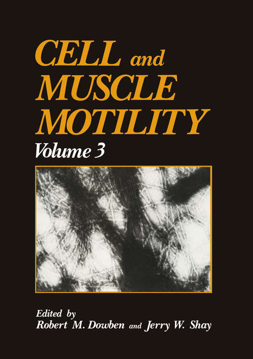 Book cover of Cell and Muscle Motility (1983)