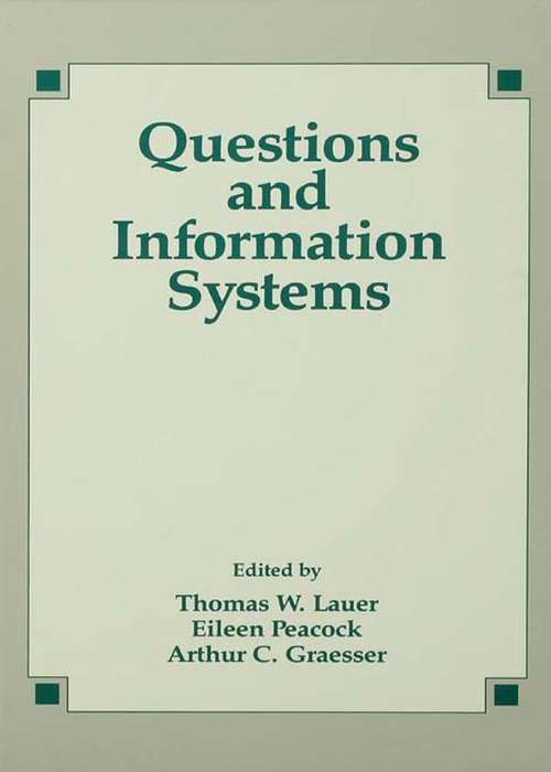 Book cover of Questions and Information Systems