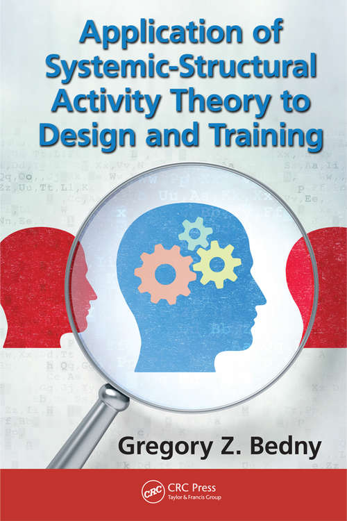 Book cover of Self-Regulation in Activity Theory: Applied Work Design for Human-Computer and Human-Machine Systems