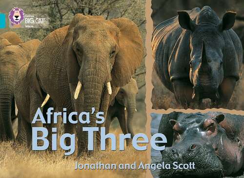 Book cover of Africa's Big Three: Band 07/ Turquoise (Collins Big Cat Ser.)
