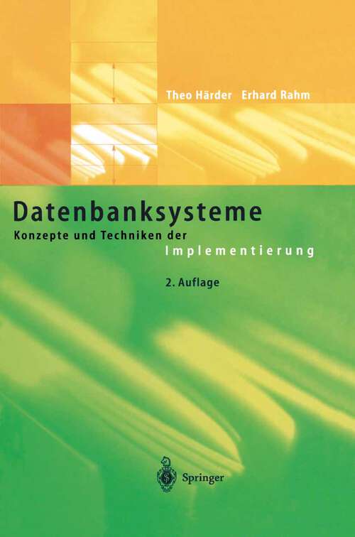 Book cover of Datenbanksysteme: Konzepte und Techniken der Implementierung (2. Aufl. 2001)