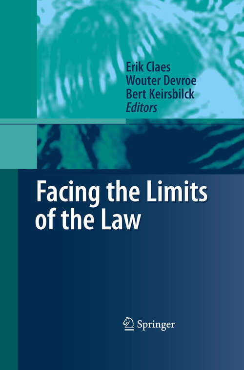 Book cover of Facing the Limits of the Law (2009)