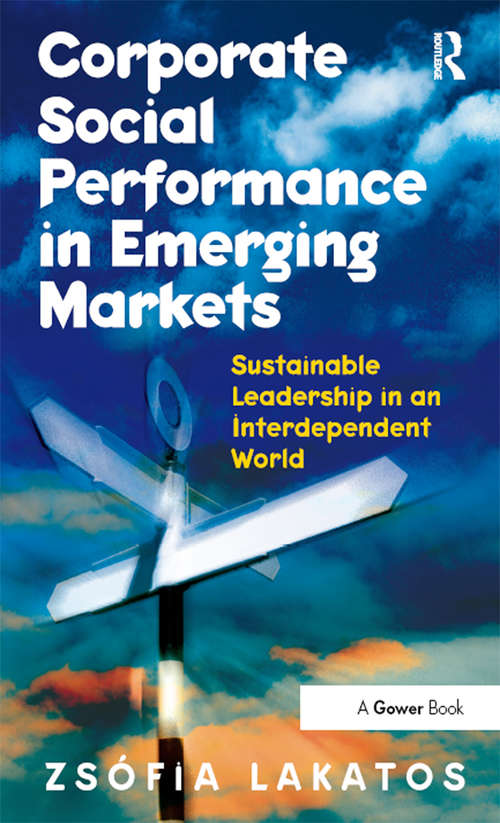 Book cover of Corporate Social Performance in Emerging Markets: Sustainable Leadership in an Interdependent World