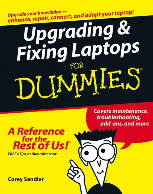 Book cover of Upgrading and Fixing Laptops For Dummies