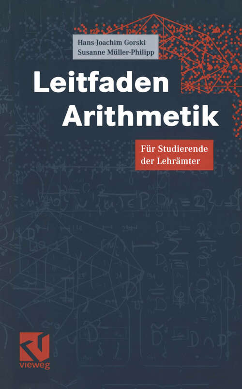 Book cover of Leitfaden Arithmetik: Für Studierende der Lehrämter (1999)