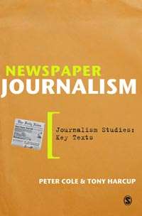 Book cover of Newspaper Journalism (PDF)