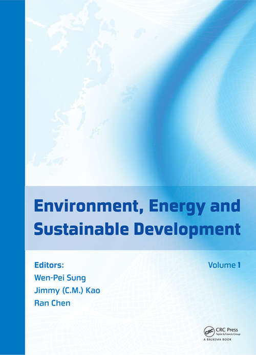 Book cover of Environment, Energy and Sustainable Development