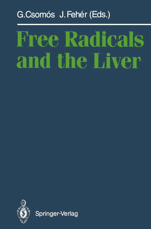 Book cover of Free Radicals and the Liver (1992)