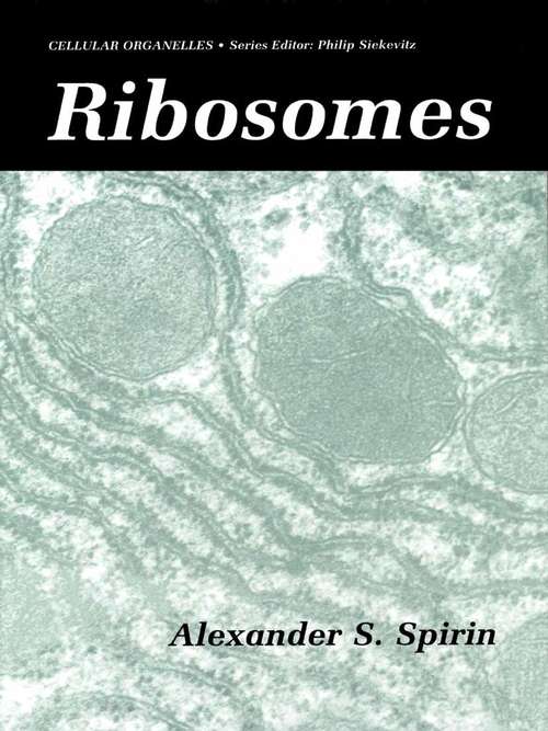 Book cover of Ribosomes (2002) (Cellular Organelles)