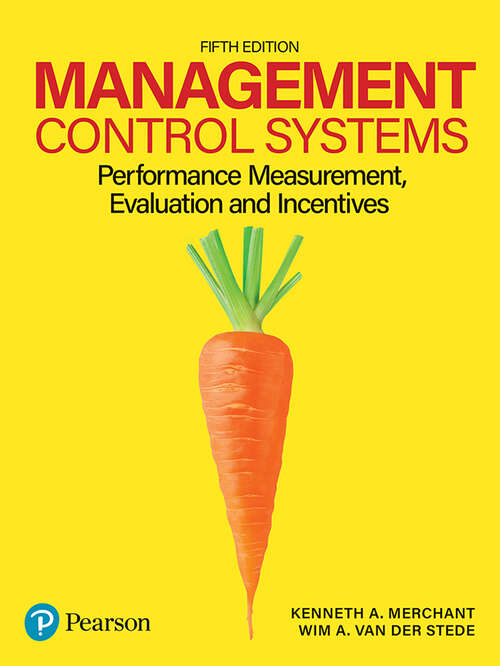 Book cover of Management Control Systems (5)