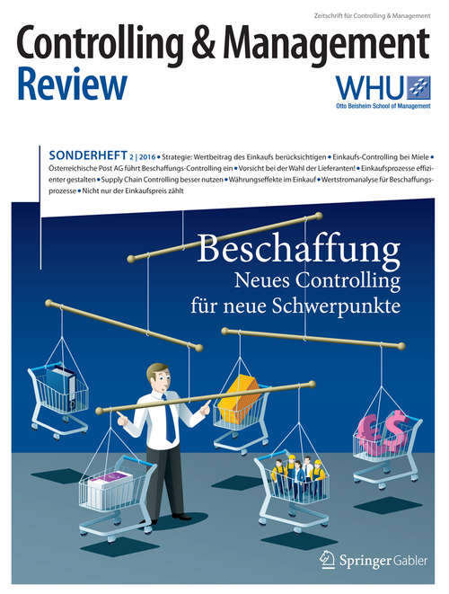 Book cover of Controlling & Management Review Sonderheft 2-2016: Beschaffung - Neues Controlling für neue Schwerpunkte (CMR-Sonderhefte)