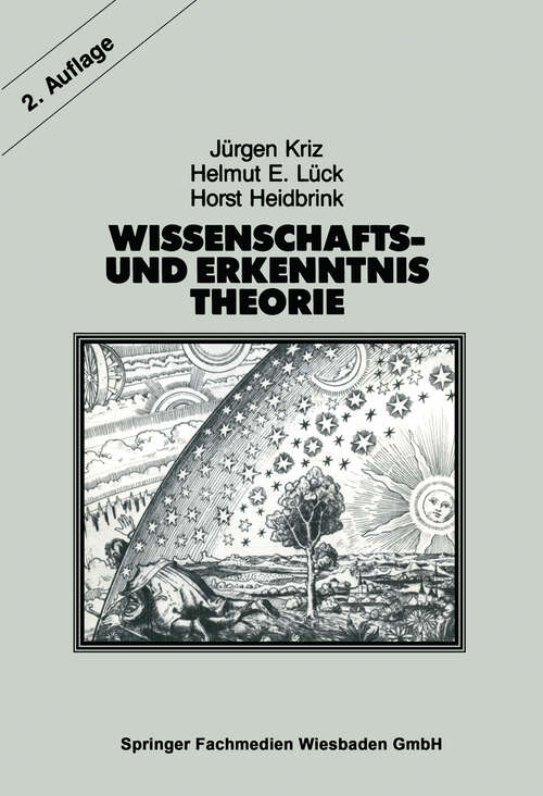 Book cover of Wissenschafts- und Erkenntnistheorie: Eine Einführung für Psychologen und Humanwissenschaftler (1990)