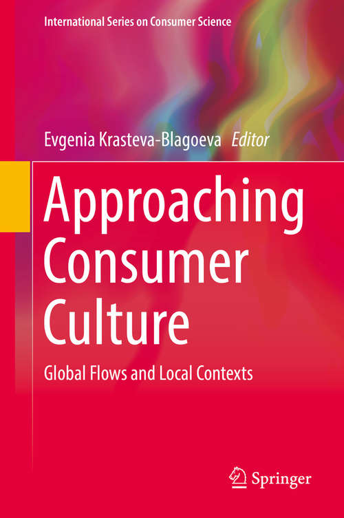 Book cover of Approaching Consumer Culture