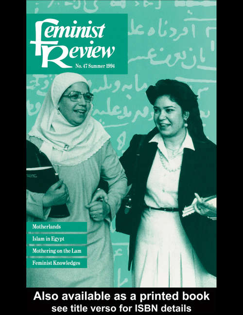 Book cover of Feminist Review: Issue 47