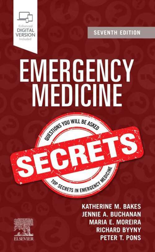 Book cover of Emergency Medicine Secrets E-Book: Emergency Medicine Secrets E-Book (7) (Secrets)