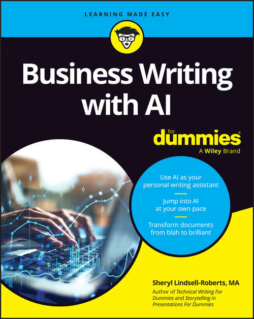 Book cover of Business Writing with AI For Dummies