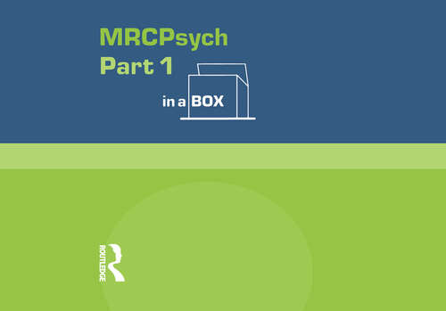 Book cover of MRC Psych Part 1 In a Box