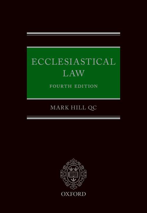 Book cover of Ecclesiastical Law