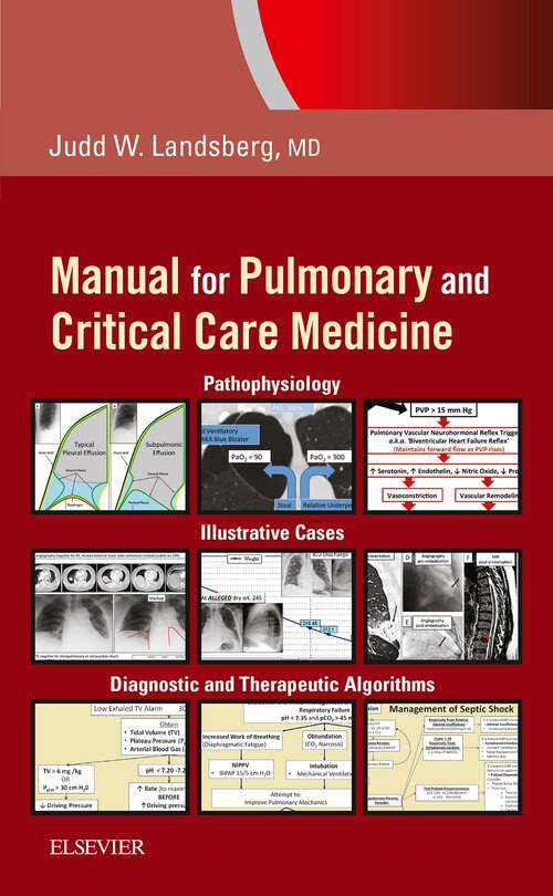 Book cover of Manual for Pulmonary and Critical Care Medicine E-Book