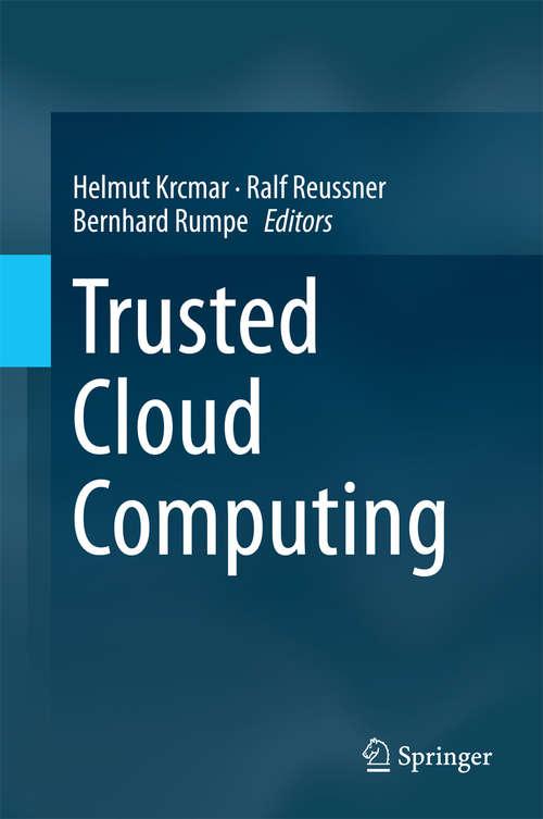 Book cover of Trusted Cloud Computing (2014)