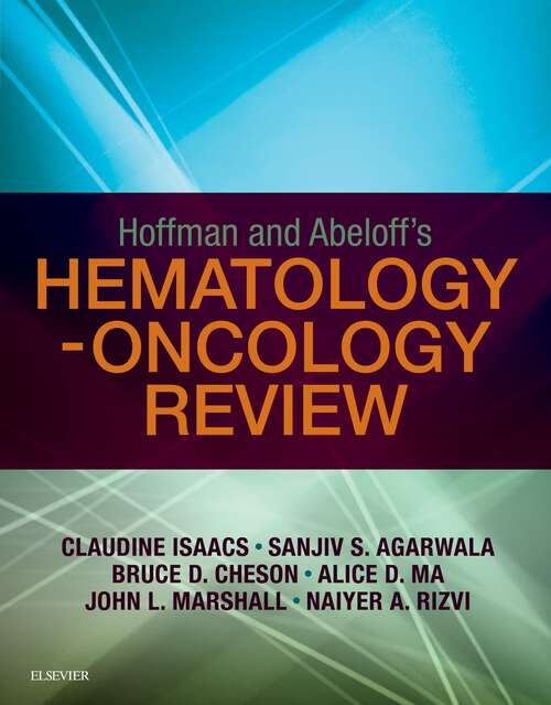 Book cover of Hoffman and Abeloff's Hematology-Oncology Review E-Book