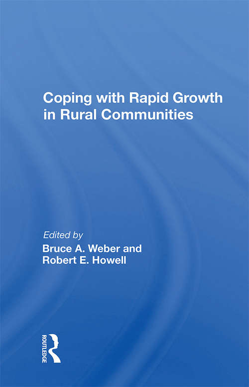 Book cover of Coping With Rapid Growth In Rural Communities