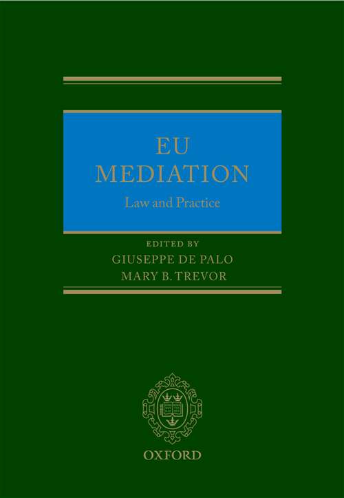 Book cover of EU Mediation Law and Practice