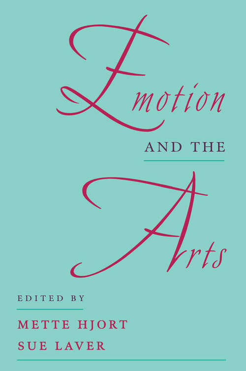 Book cover of Emotion and the Arts