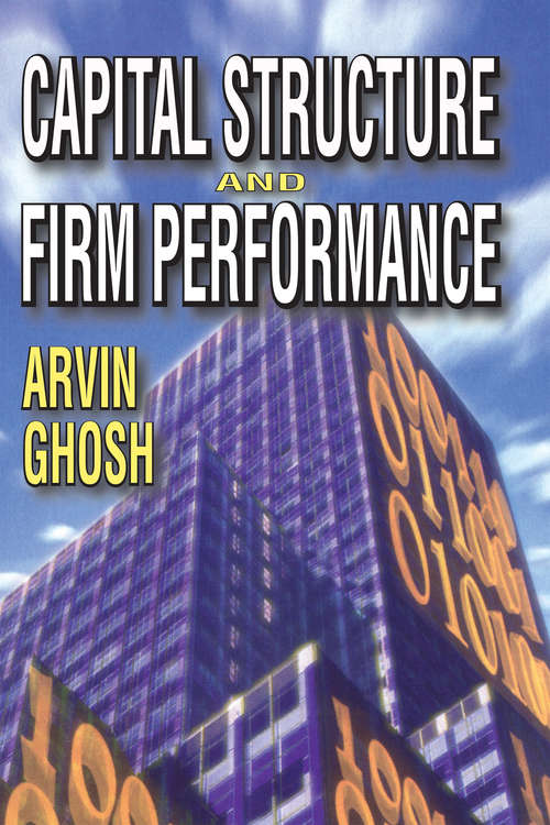 Book cover of Capital Structure and Firm Performance