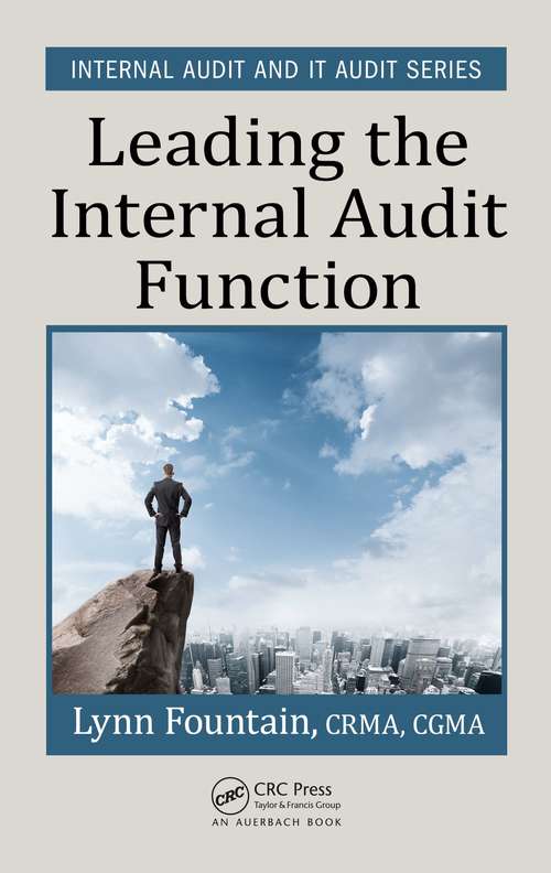 Book cover of Leading the Internal Audit Function (ISSN)