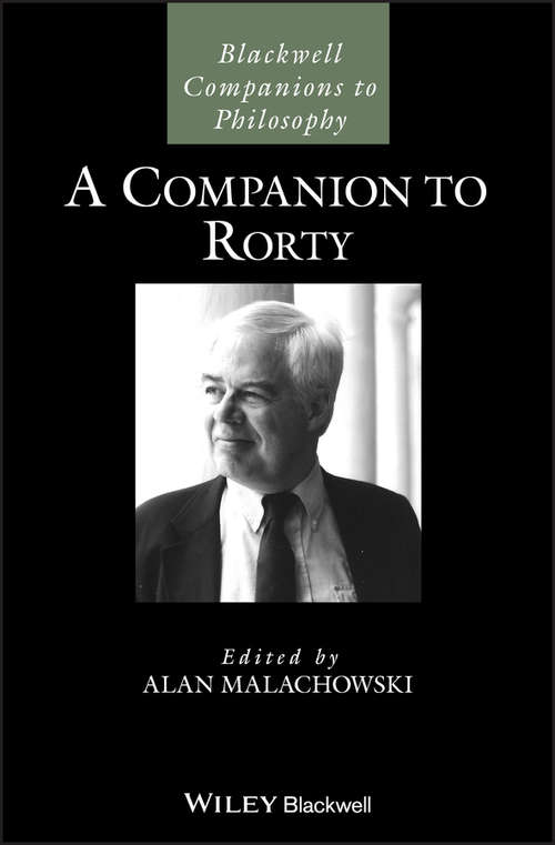 Book cover of A Companion to Rorty (Blackwell Companions to Philosophy)