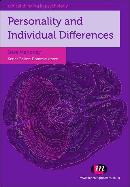 Book cover of Personality And Individual Differences (PDF)