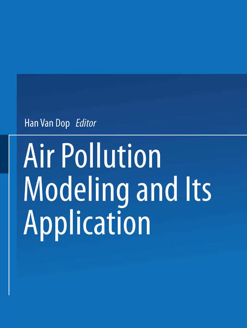 Book cover of Air Pollution Modeling and Its Application VII (1989) (Nato Challenges of Modern Society #7)