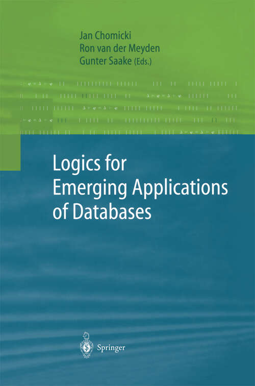 Book cover of Logics for Emerging Applications of Databases (2004)