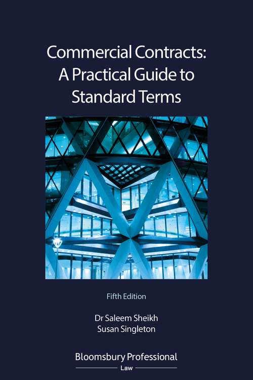 Book cover of Commercial Contracts: A Practical Guide to Standard Terms: A Practical Guide To Standard Terms ((5th edition))