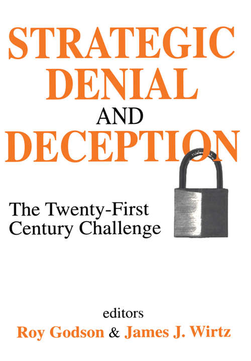 Book cover of Strategic Denial and Deception: The Twenty-First Century Challenge