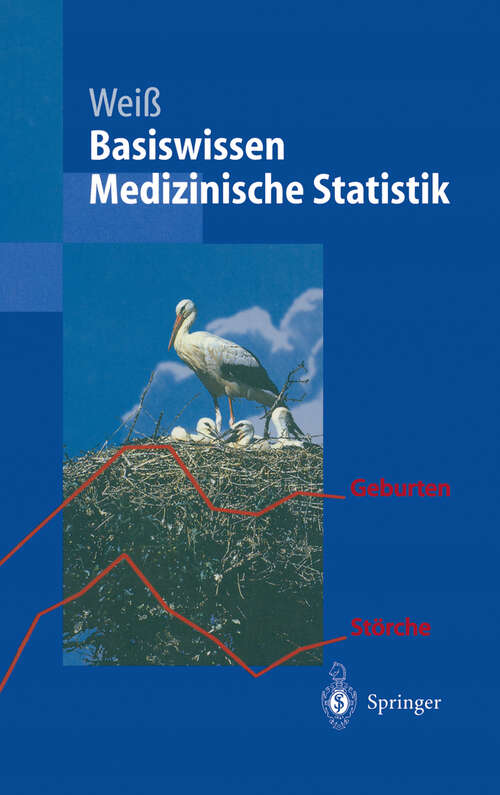 Book cover of Basiswissen Medizinische Statistik (1999) (Springer-Lehrbuch)