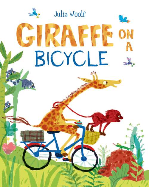 Book cover of Giraffe on a Bicycle