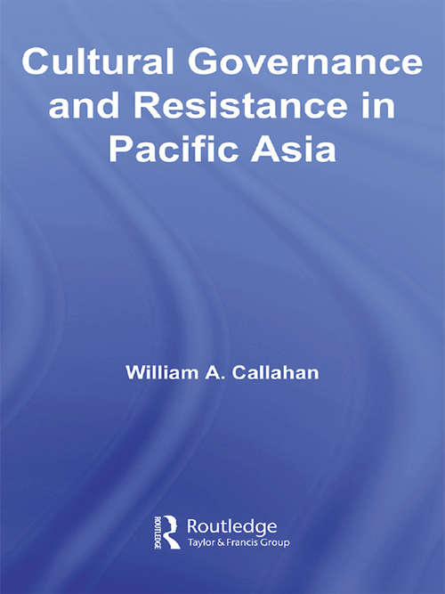 Book cover of Cultural Governance and Resistance in Pacific Asia