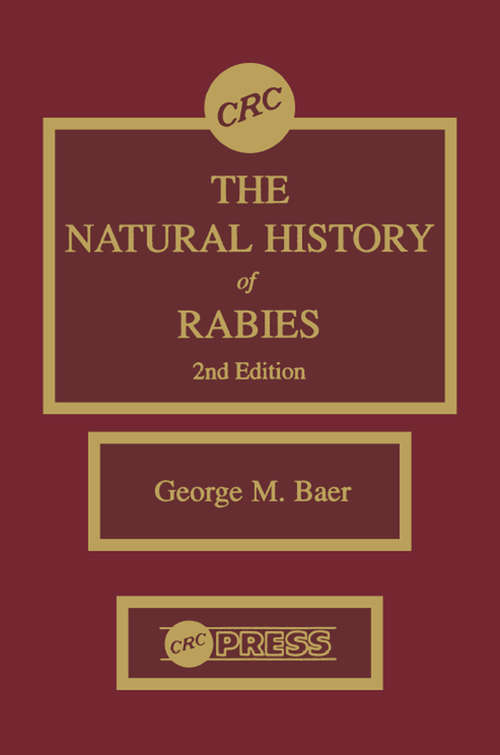 Book cover of The Natural History of Rabies (2)