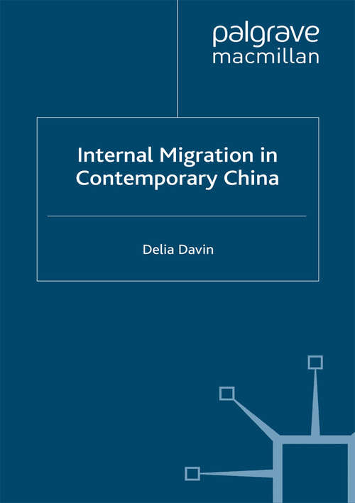 Book cover of Internal Migration in Contemporary China (1999)