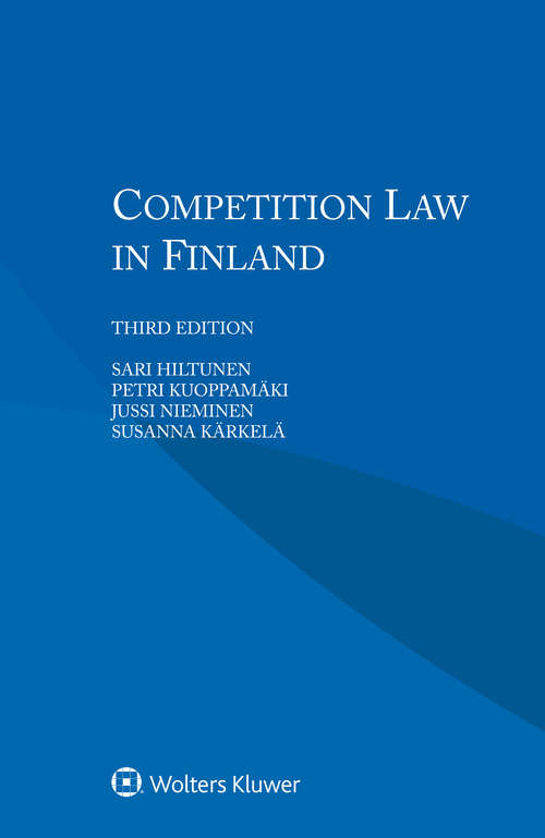 Book cover of Competition Law in Finland (3)