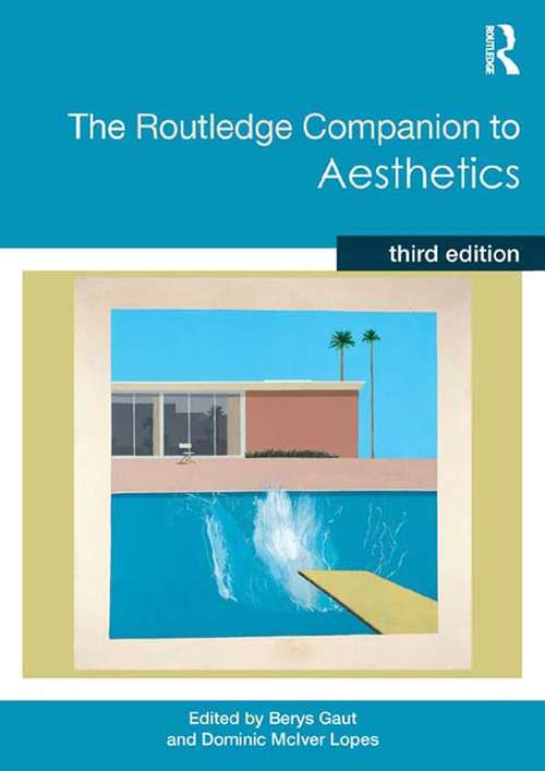 Book cover of The Routledge Companion to Aesthetics (3) (Routledge Philosophy Companions)