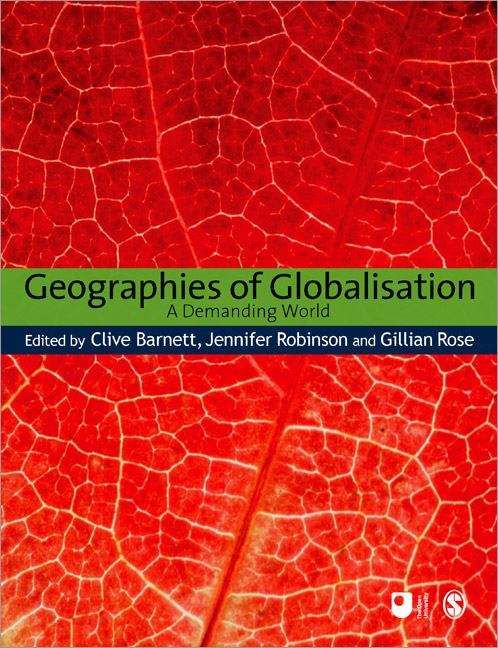 Book cover of Geographies Of Globalisation: A Demanding World (PDF)