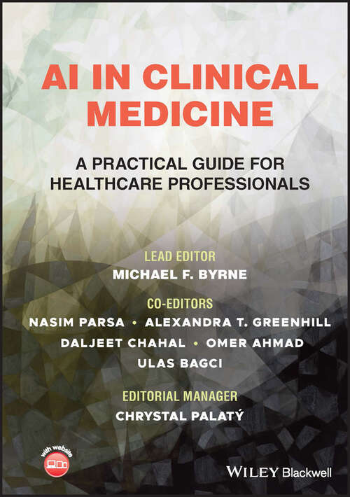 Book cover of AI in Clinical Medicine: A Practical Guide for Healthcare Professionals